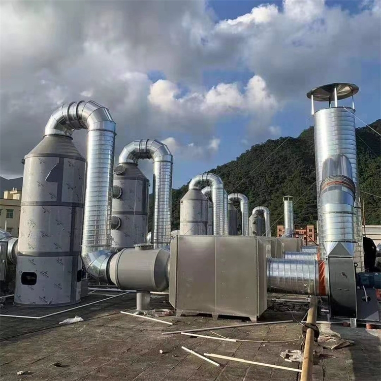 坂田環(huán)保風(fēng)管安裝公司承接 布吉PP噴淋塔安裝 龍崗廢氣凈化噴淋塔